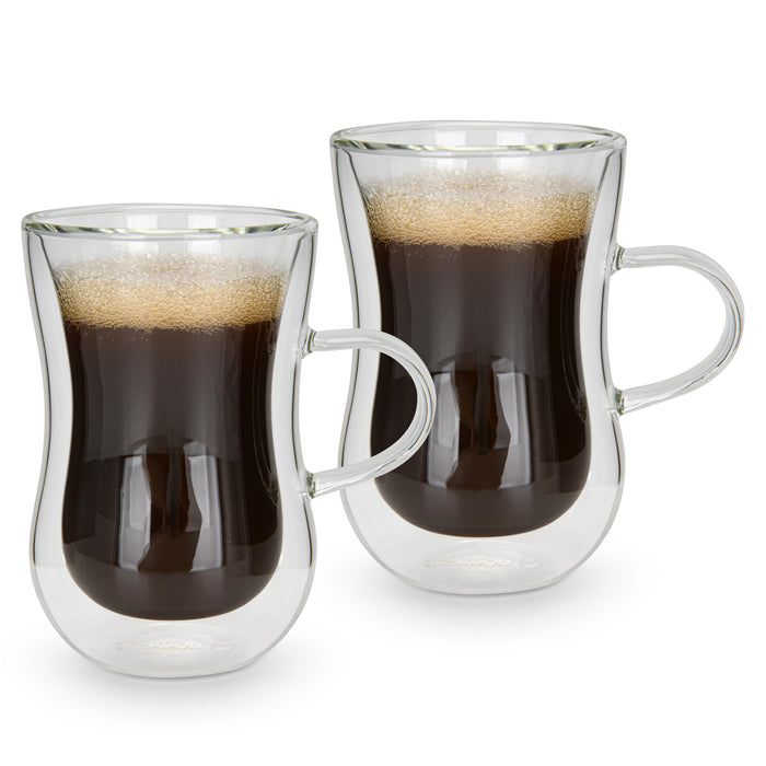 2-Piece Double Wall Cups 150 ml (Borosilicate Glass)