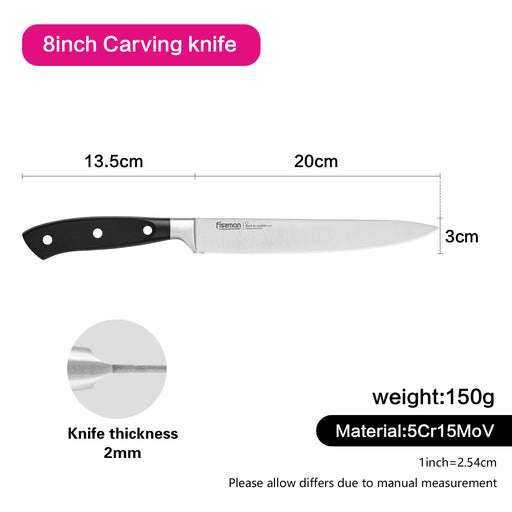 8" Carving Knife CHEF DE CUISINE (5Cr15MoV Blade)