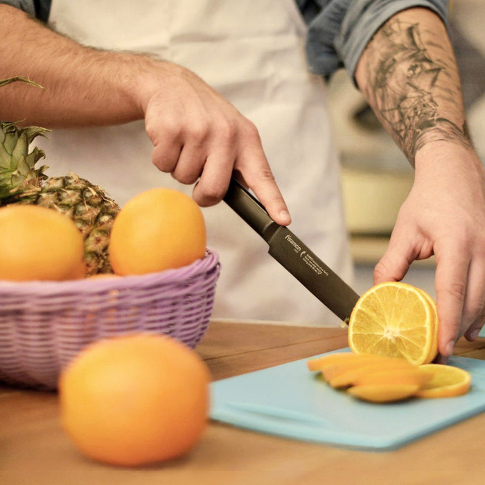 Slicing Knife 8inch Shinto Series With Non-Stick Coating Black