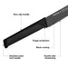 8"Carving Knife GOLFADA with Graphite Non-Stick Coated Steel(3Cr13 Steel)