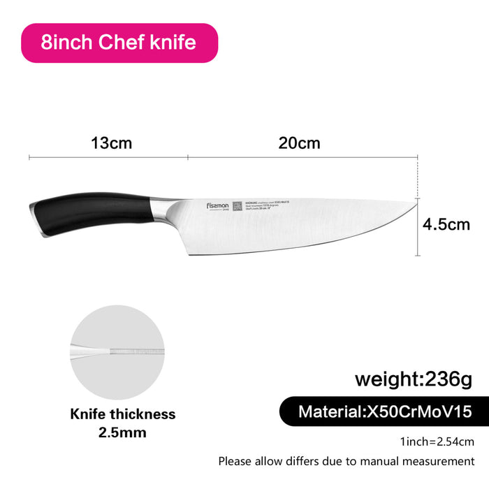 8" Chefs Knife Kronung Series Stainless Steel