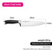 8" Chefs Knife ELEGANCE with X50CrMoV15 Steel