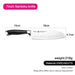 7" Santoku Knife ELEGANCE (X50CrMoV15 Steel)