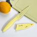 Paring Knife with Sheath Yellow 10cm