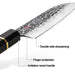 6" Santoku Knife SAMURAI BOKUDEN 15cm(Steel AUS-8)