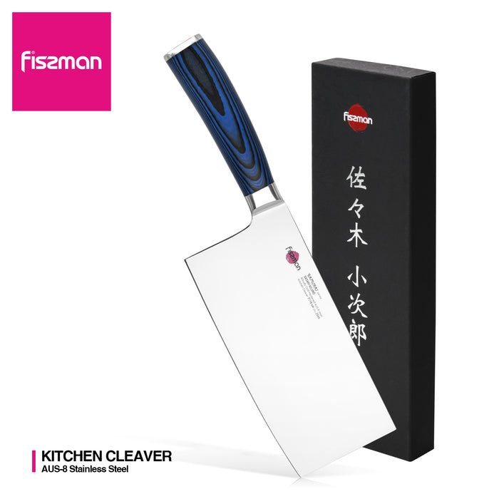 7" Kitchen Cleaver SAMURAI KOJIRO 18cm(Steel AUS-8)