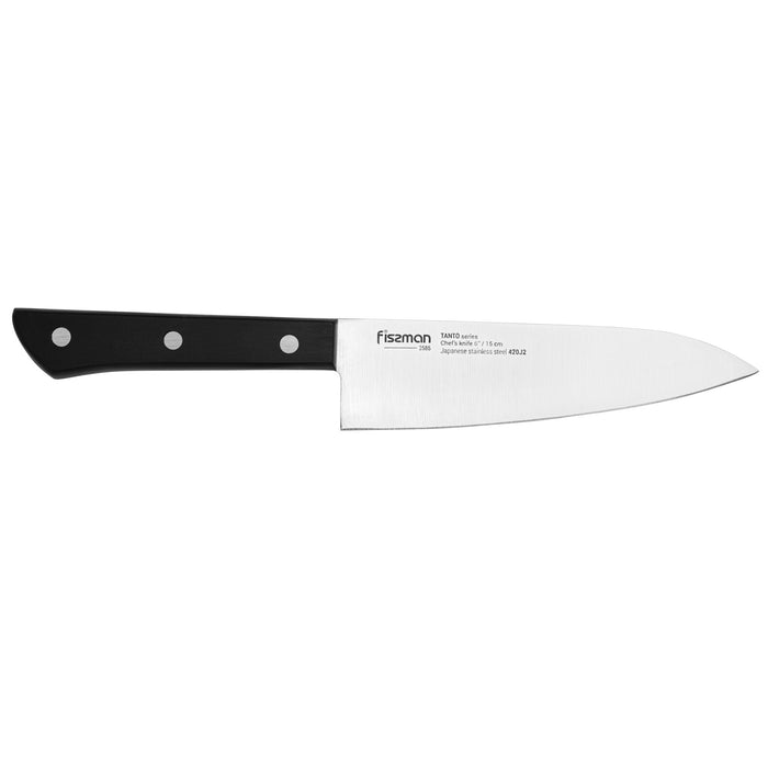 6" Chef Knife 15cm Tanto Series with Japanese Steel 420J2