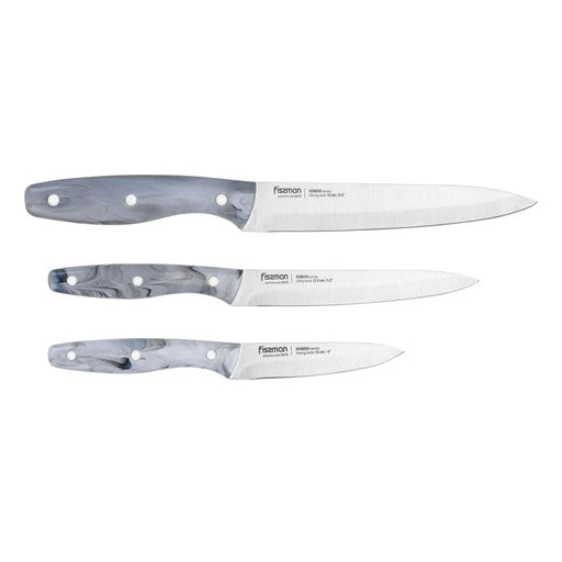 3 Pcs Knife Set Romero 6.5Slicing/5.5Utility/4Paring (3Cr13 Steel)