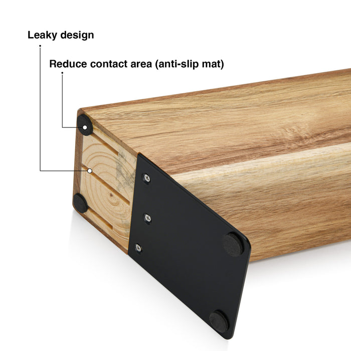 6 Pc Knife Set Akamatsu With Wooden Block (3Cr14 Steel)