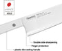 3-Piece Japanese Knife Set - 8" Chef Knife, 5" Utility Knife, 4" Paring Knife - Stainless Steel 420J2 Kitchen Knife Set Yamazaki Series