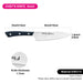 6'' Chef`s Knife MAINZ Series with X30Cr13 Steel