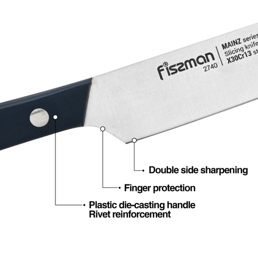 8" Slicing Knife MAINZ Series with X30Cr13 Steel