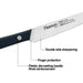 5" Utility Knife MAINZ Series with X30Cr13 Steel