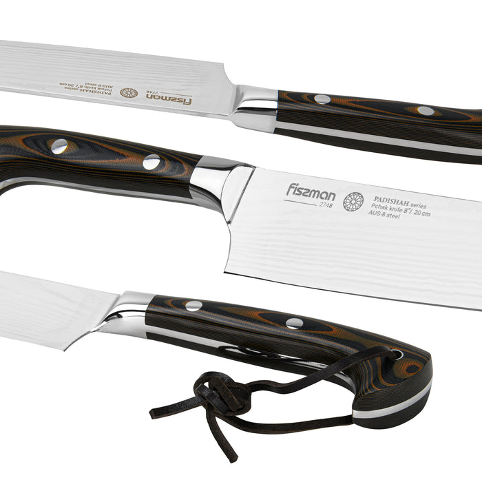 8'' Pchak Knife PADISHAH with AUS-8 Steel Kitchen Chef Knife