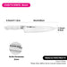 8'' Chef's Knife LINZ with Steel X50Cr15MoV