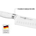 7'' Santoku Knife LINZ with Steel X50Cr15MoV