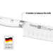 5'' Santoku Knife LINZ with Steel X50Cr15MoV