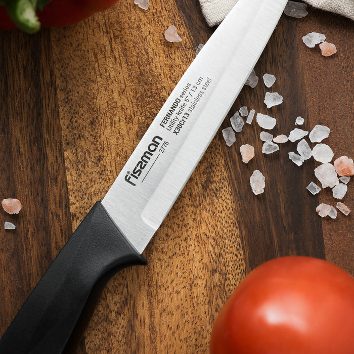 3-Piece Knife Set, Stainless Steel Franco Series 8'' Chef Knife, 5'' Utility Knife, 3.5'' Paring Knife