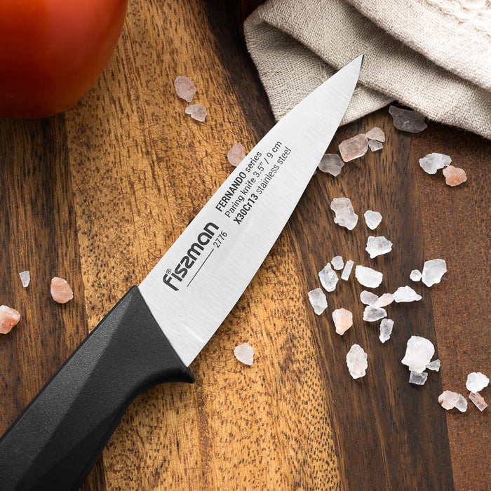 3-Piece Knife Set, Stainless Steel Franco Series 8'' Chef Knife, 5'' Utility Knife, 3.5'' Paring Knife