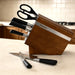 7-Piece Knife Set Diletto Series with Wooden Block with Chef Knife, Utility And Bread Knife 20cm, Santuko 18cm, Paring 9cm, And Scissor 22cm X50CrMoV15 Steel