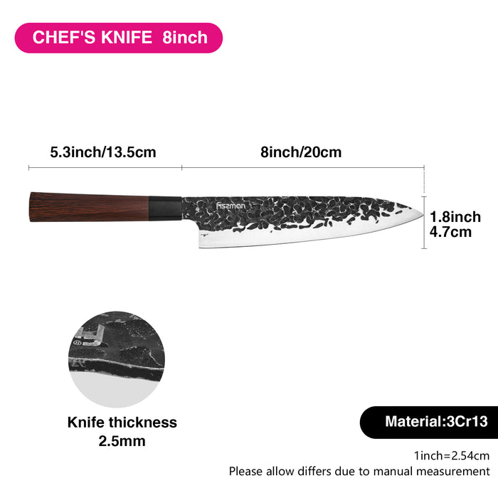 8" Chef's Knife Kendo Series (3CR13 Steel)