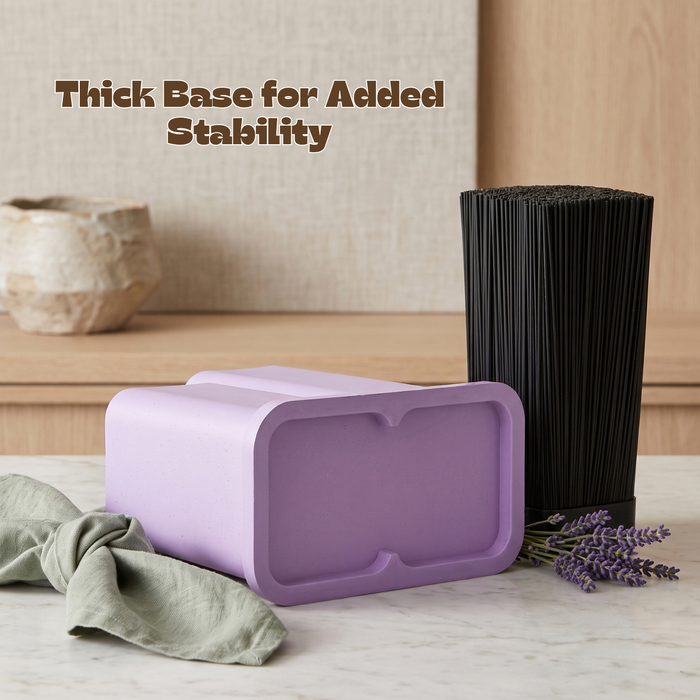 Kitchen Knife &amp; Utensil Organizer (Plastic) LILAC