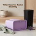 Kitchen Knife &amp; Utensil Organizer (Plastic) LILAC