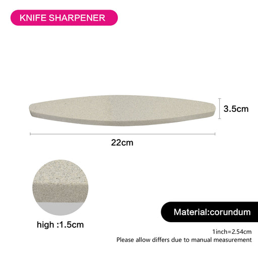 Pro-Grade Whetstone (180 Grit) Heavy-Duty Corundum Sharpener