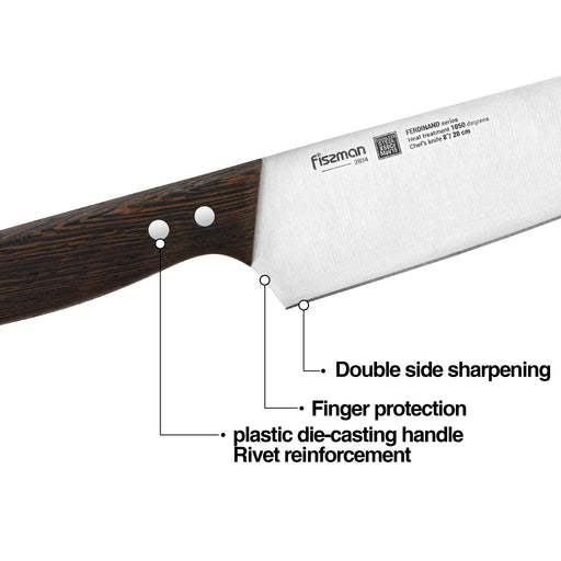 8'' Chef`s Knife Ferdinand (X50CrMoV15 steel)