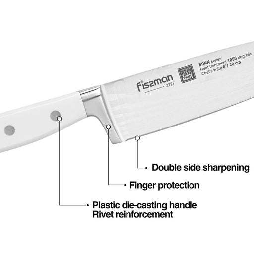 8'' Chef`s Knife Bonn (X50CrMoV15 steel)