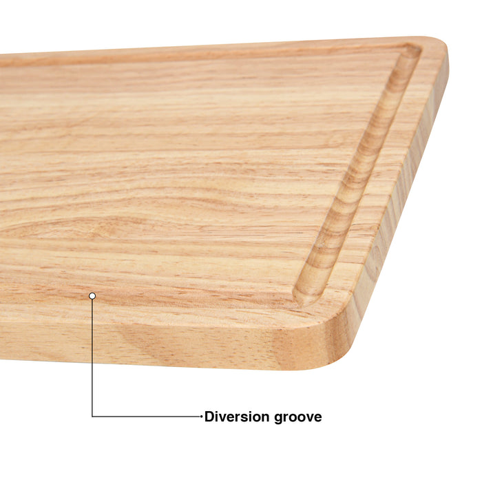 Cutting Board 35x35x1.5cm Rubber Wood