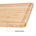 Cutting Board 35x35x1.5cm Rubber Wood