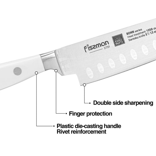 5'' Santoku Knife Bonn (X50CrMoV15 steel)
