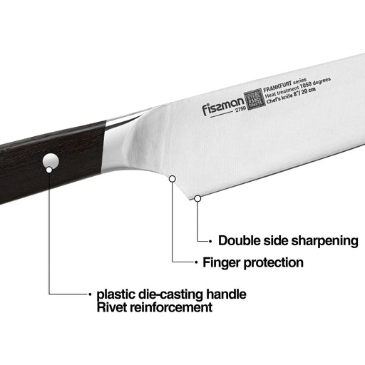 8'' Chef's Knife FrankFruit (steel X50Cr15MoV)