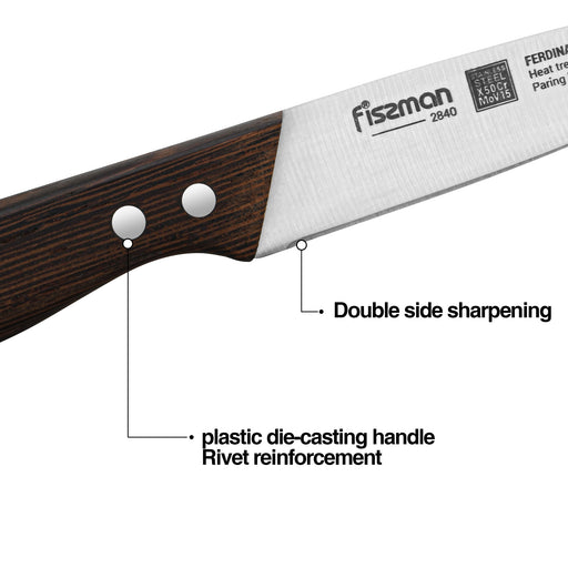 3.5'' Paring Knife Ferdinand (X50CrMoV15 steel)