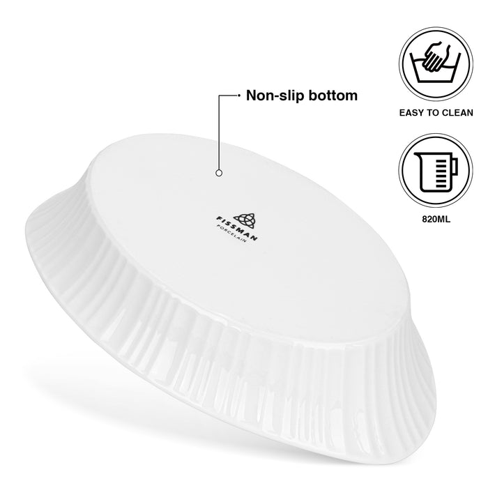 Ceramic Oval Baking Dish 820mL/22.5cm Oven Baking Dish