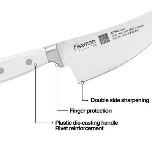 6'' Butcher Knife Bonn (X50CrMoV15 steel)