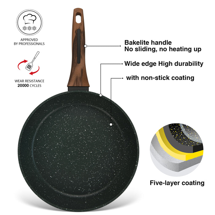 Frying Pan Cuisine 28cm Aluminium With Non-Stick Coating