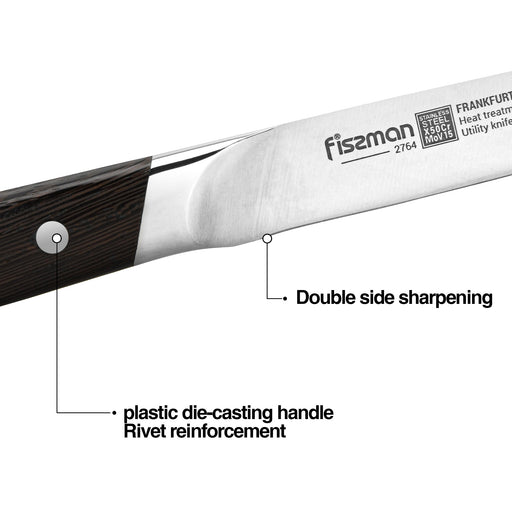 5'' Utility Knife FrankFruit (steel X50Cr15MoV)