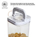 Square Flip-Lock Food Storage Container – 1.7LTR/21cm (Durable Plastic, Airtight)