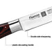 5" Utility Knife, Kitchen Knife Ultra Sharp, German High Carbon Stainless Steel Knife Ragnitz Series