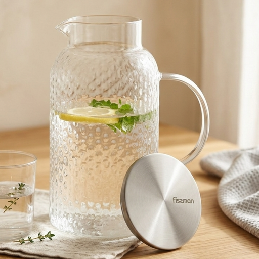 Jug 1800ml With Filter (Borosilicate Glass)