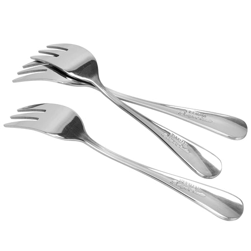 3-Piece Dessert Forks Flavia 14cm Stainless Steel