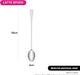 2-Piece Latte Spoon 20cm, Long Handle Coffee Spoon, Cutlery Set Stainless Steel, Flavia Series