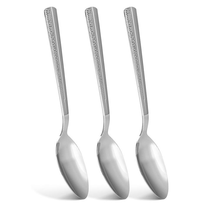 3-Piece Tea Spoon 15cm, Stainless Steel Cutlery Set Flor Series