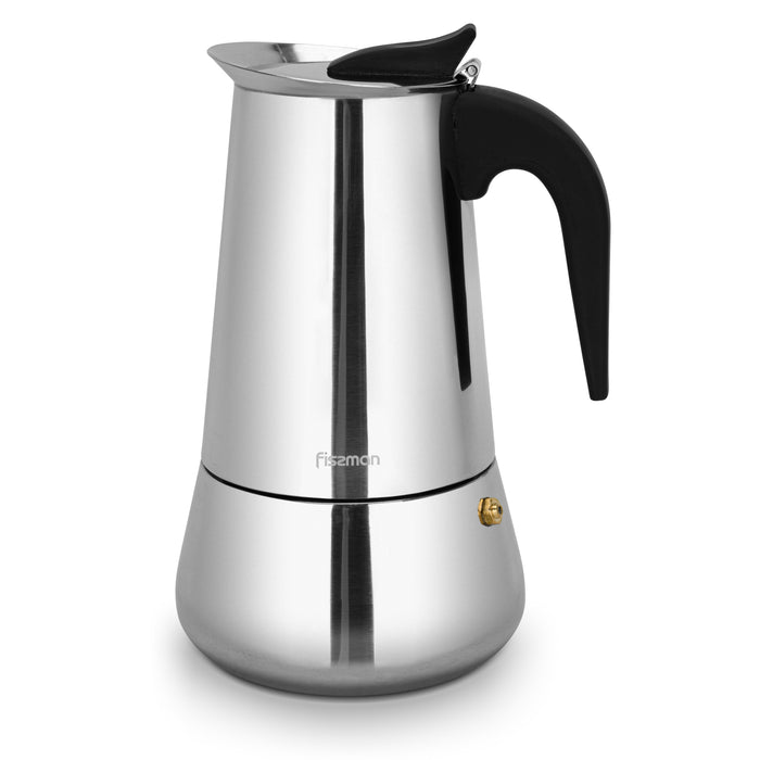 Moka Pot Coffee Maker 450mL, Espresso Maker Stovetop for 9-Cups