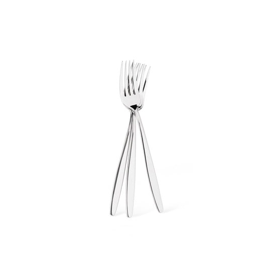 3-Piece Dinner Fork 21cm, 18/10  Stainless Steel Cutlery Set TRENTO Series