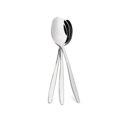 3-Piece Tea Spoon 14cm, 18/10  Stainless Steel Cutlery Set TRENTO Series