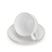 2-Piece Cups FLOREE 270ml with Saucers (New Bone China)