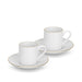 2-Piece Cups Floree 100ml with Saucers New Bone China